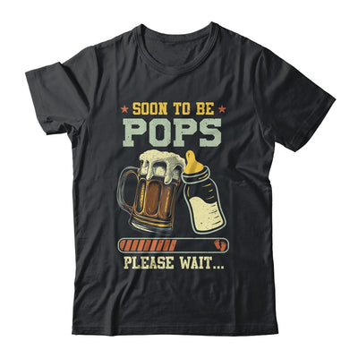 Soon To Be Pops Est 2025 Pregnancy Announcement Loading Shirt & Hoodie | teecentury