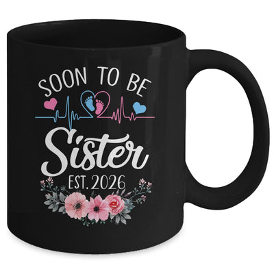 Soon To Be Sister 2026 First Time Pregnancy Announcement Mug | teecentury