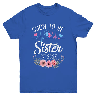 Soon To Be Sister 2027 First Time Pregnancy Announcement Youth Shirt | teecentury