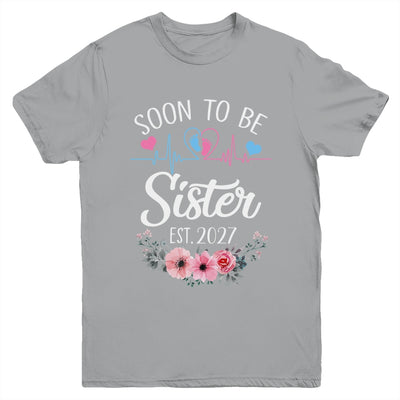 Soon To Be Sister 2027 First Time Pregnancy Announcement Youth Shirt | teecentury