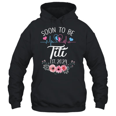 Soon To Be Titi 2024 First Time Pregnancy Announcement Shirt & Tank Top | teecentury