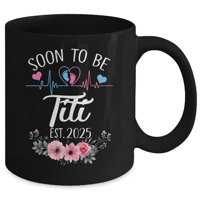 Soon To Be Titi 2025 First Time Pregnancy Announcement Mug | teecentury