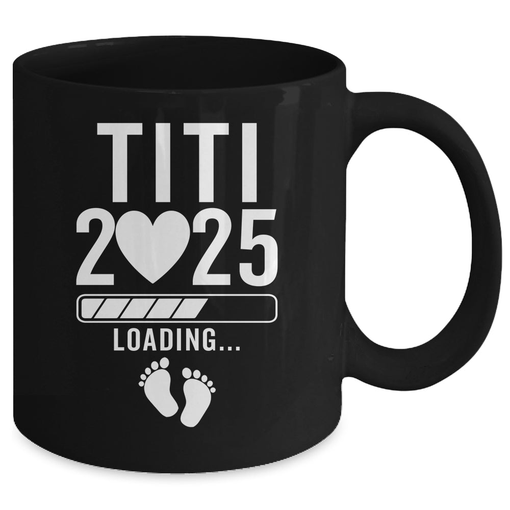 Soon To Be Titi 2025 Pregnancy Announcement Loading Mug | teecentury