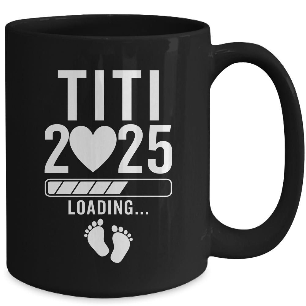 Soon To Be Titi 2025 Pregnancy Announcement Loading Mug | teecentury