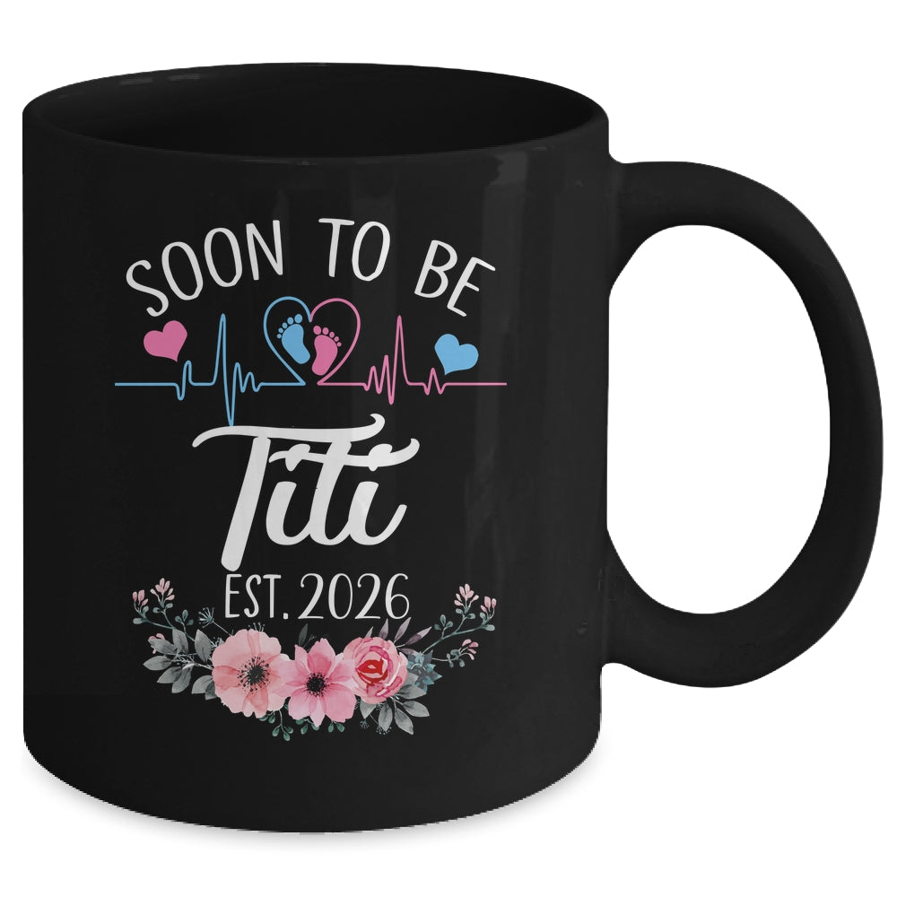 Soon To Be Titi 2026 First Time Pregnancy Announcement Mug | teecentury