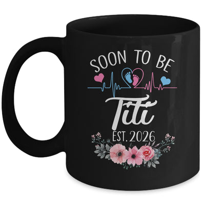 Soon To Be Titi 2026 First Time Pregnancy Announcement Mug | teecentury