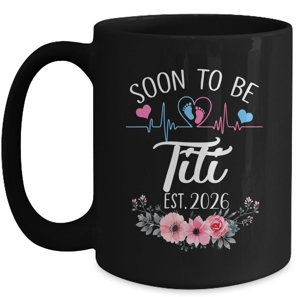 Soon To Be Titi 2026 First Time Pregnancy Announcement Mug | teecentury