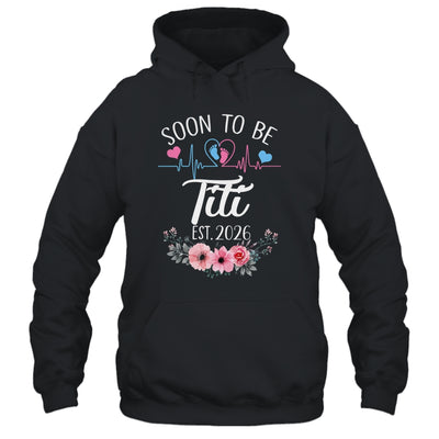 Soon To Be Titi 2026 First Time Pregnancy Announcement Shirt & Tank Top | teecentury