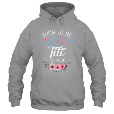 Soon To Be Titi 2026 First Time Pregnancy Announcement Shirt & Tank Top | teecentury