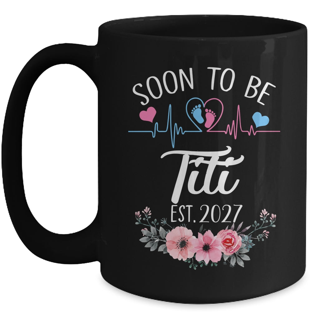 Soon To Be Titi 2027 First Time Pregnancy Announcement Mug | teecentury