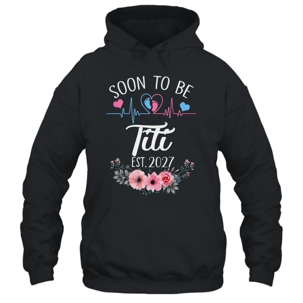 Soon To Be Titi 2027 First Time Pregnancy Announcement Shirt & Tank Top | teecentury