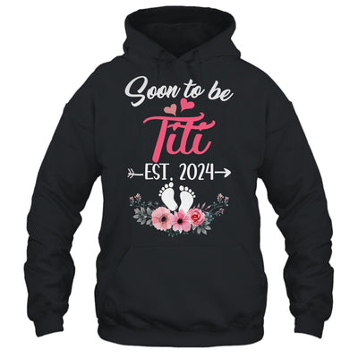 Soon To Be Titi Est 2024 Mothers Day First Time Titi Shirt & Tank Top | teecentury