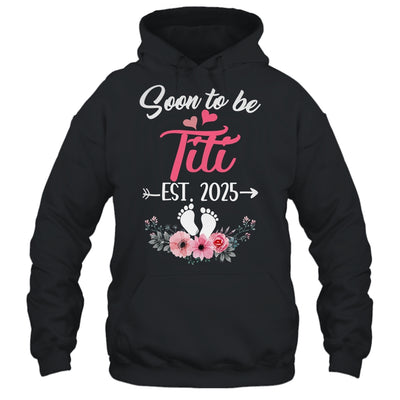 Soon To Be Titi Est 2025 Mothers Day First Time Titi Shirt & Tank Top | teecentury