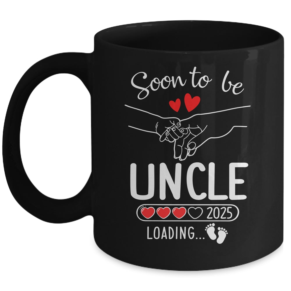 Soon To Be Uncle 2025 Loading Pregnancy Announcement Uncle Mug | teecentury