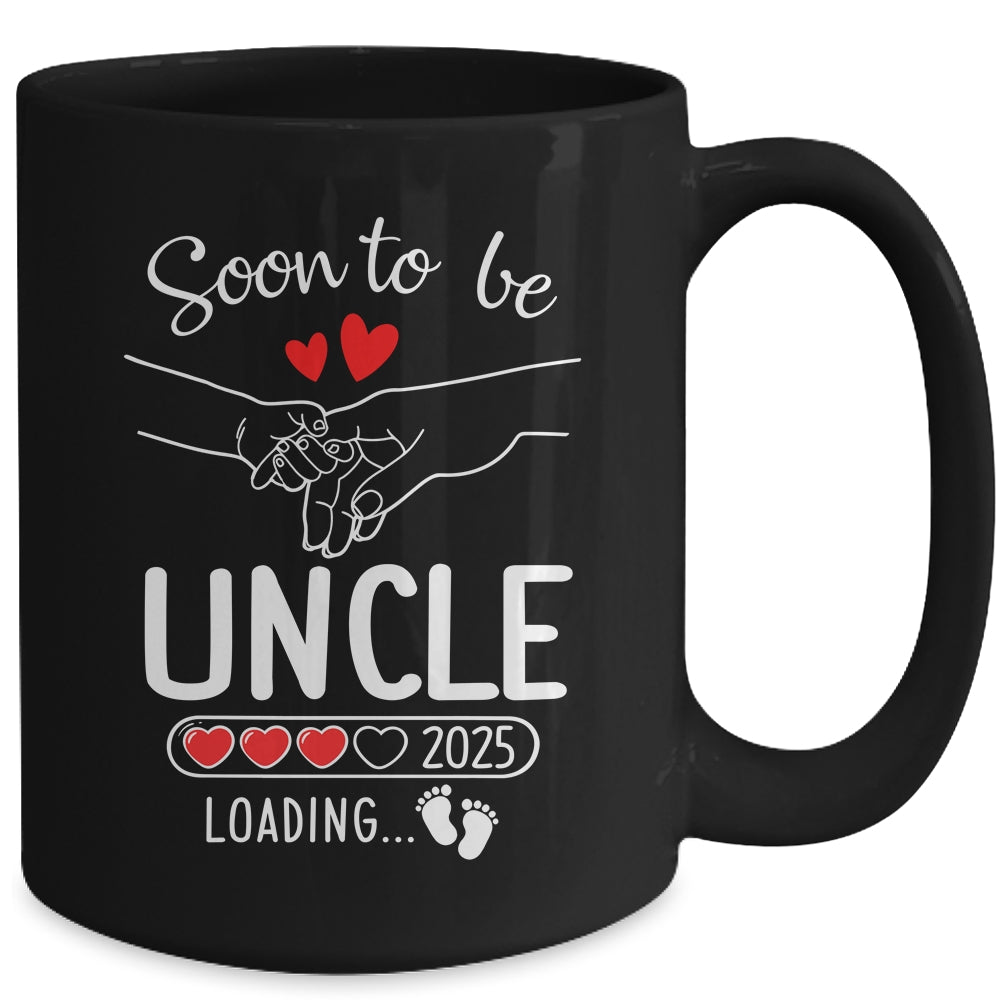 Soon To Be Uncle 2025 Loading Pregnancy Announcement Uncle Mug | teecentury