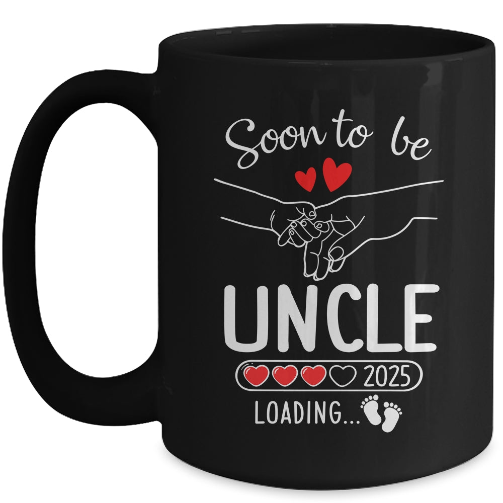 Soon To Be Uncle 2025 Loading Pregnancy Announcement Uncle Mug | teecentury