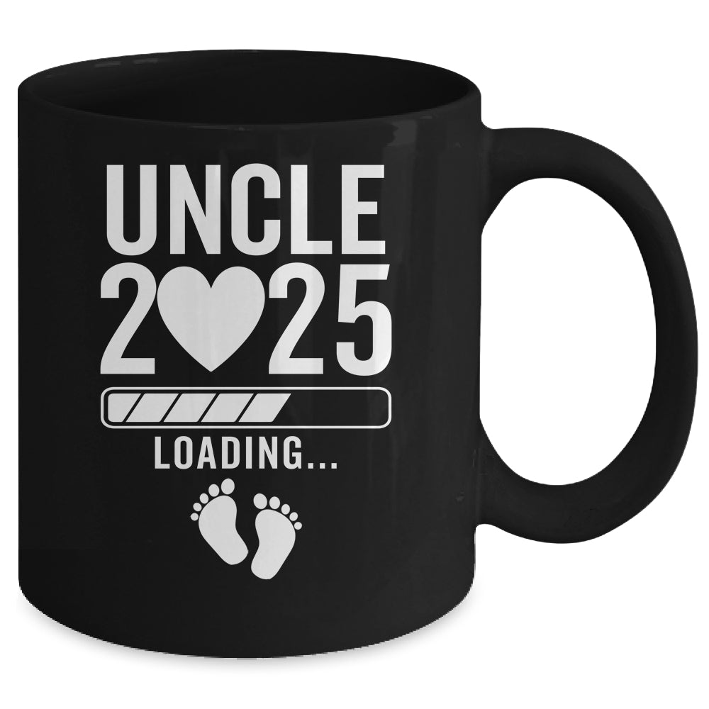 Soon To Be Uncle 2025 Pregnancy Announcement Loading Mug | teecentury