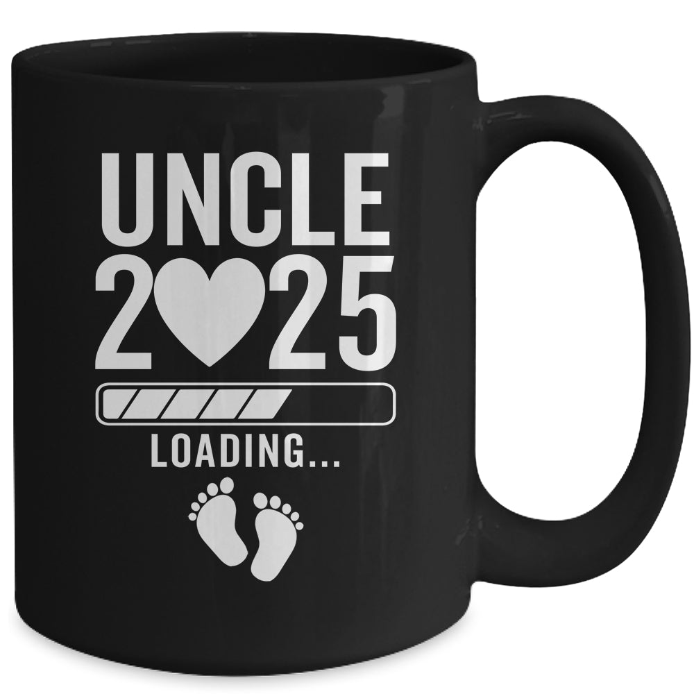 Soon To Be Uncle 2025 Pregnancy Announcement Loading Mug | teecentury
