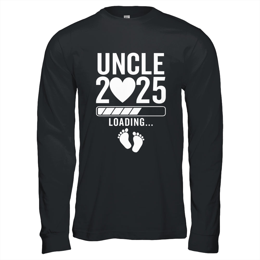 Soon To Be Uncle 2025 Pregnancy Announcement Loading Shirt & Hoodie | teecentury