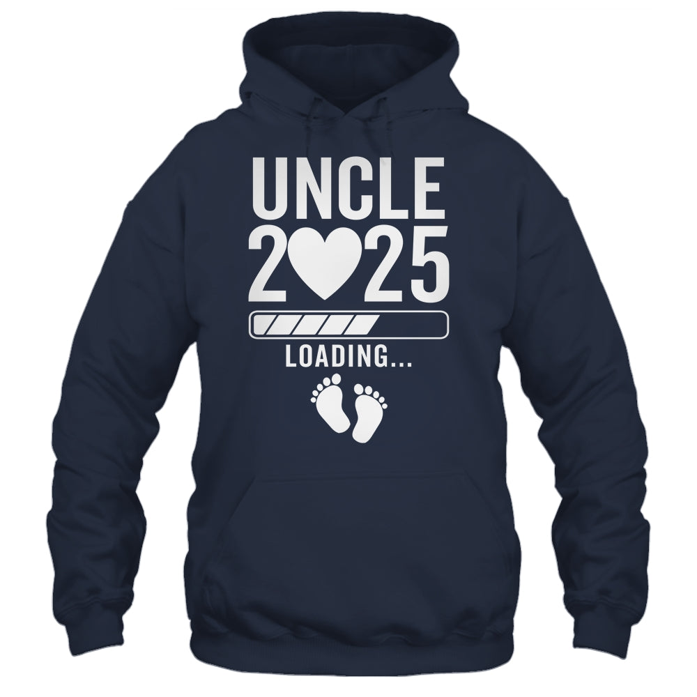 Soon To Be Uncle 2025 Pregnancy Announcement Loading Shirt & Hoodie | teecentury