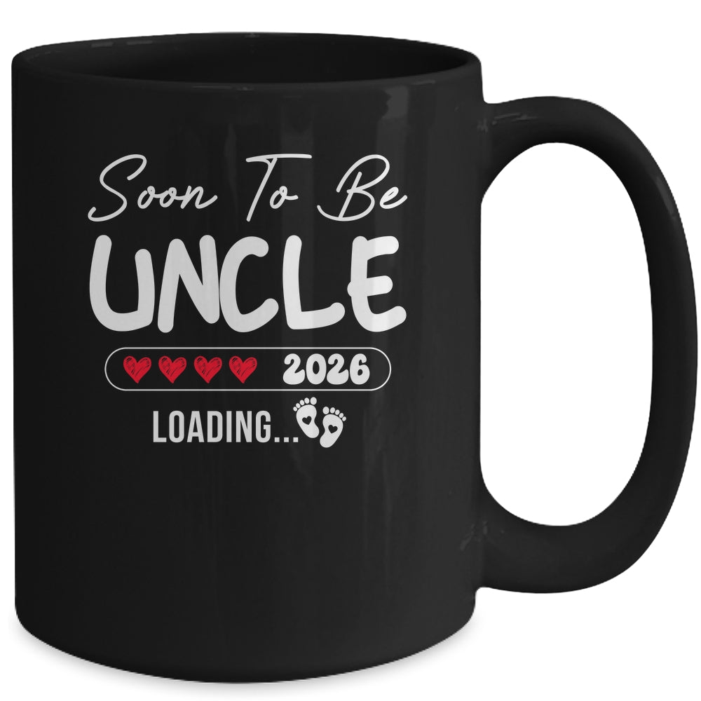 Soon To Be Uncle 2026 Loading Promoted To Uncle Est 2026 Mug | teecentury