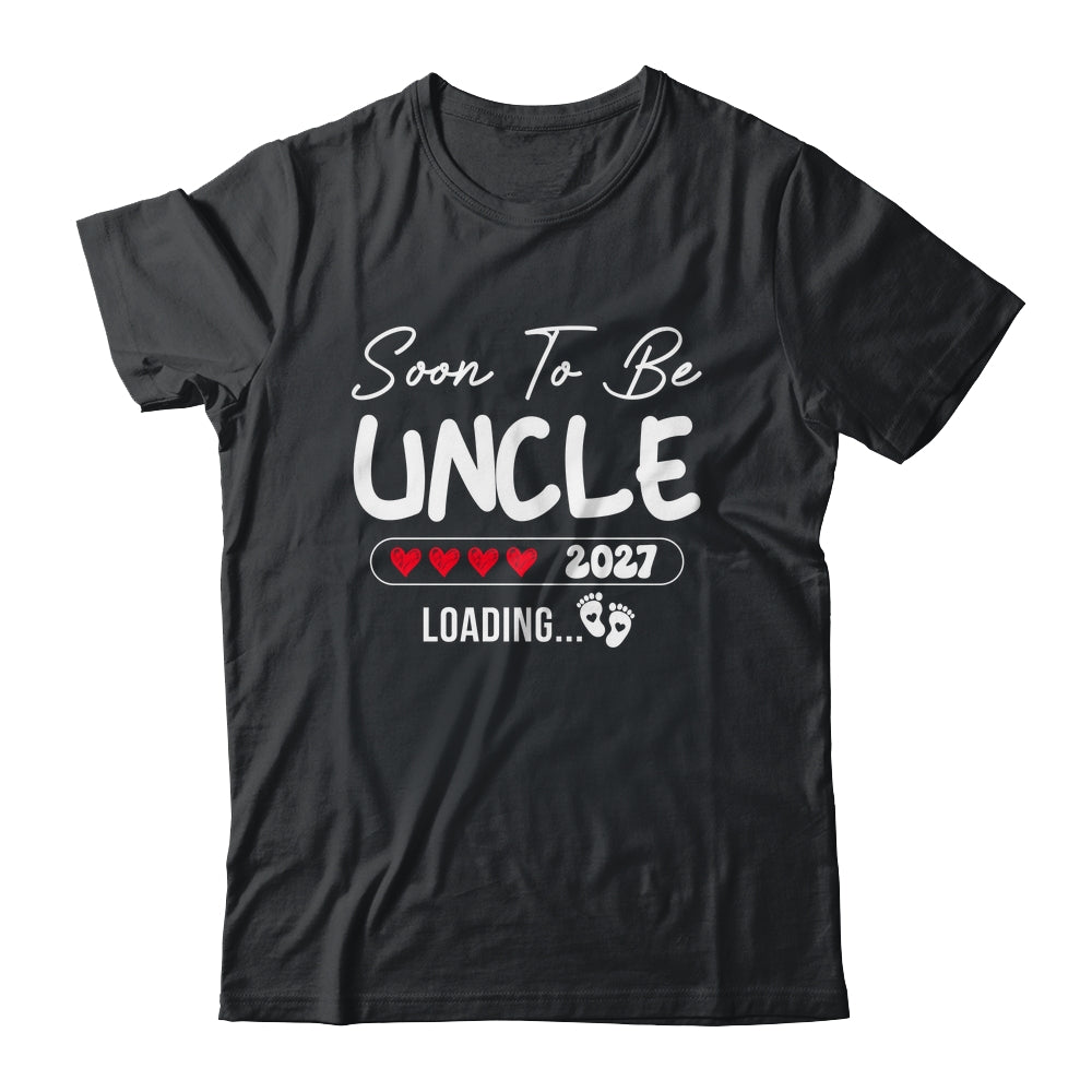 Soon To Be Uncle 2027 Loading Promoted To Uncle Est 2027 Shirt & Tank Top | teecentury