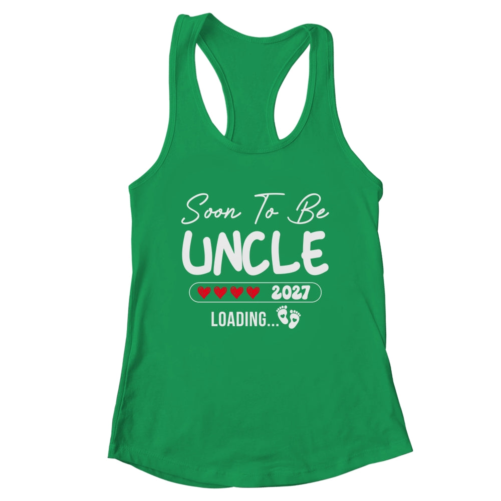 Soon To Be Uncle 2027 Loading Promoted To Uncle Est 2027 Shirt & Tank Top | teecentury