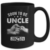 Soon To Be Uncle Est 2024 Fathers Day First Time New Uncle Mug | teecentury