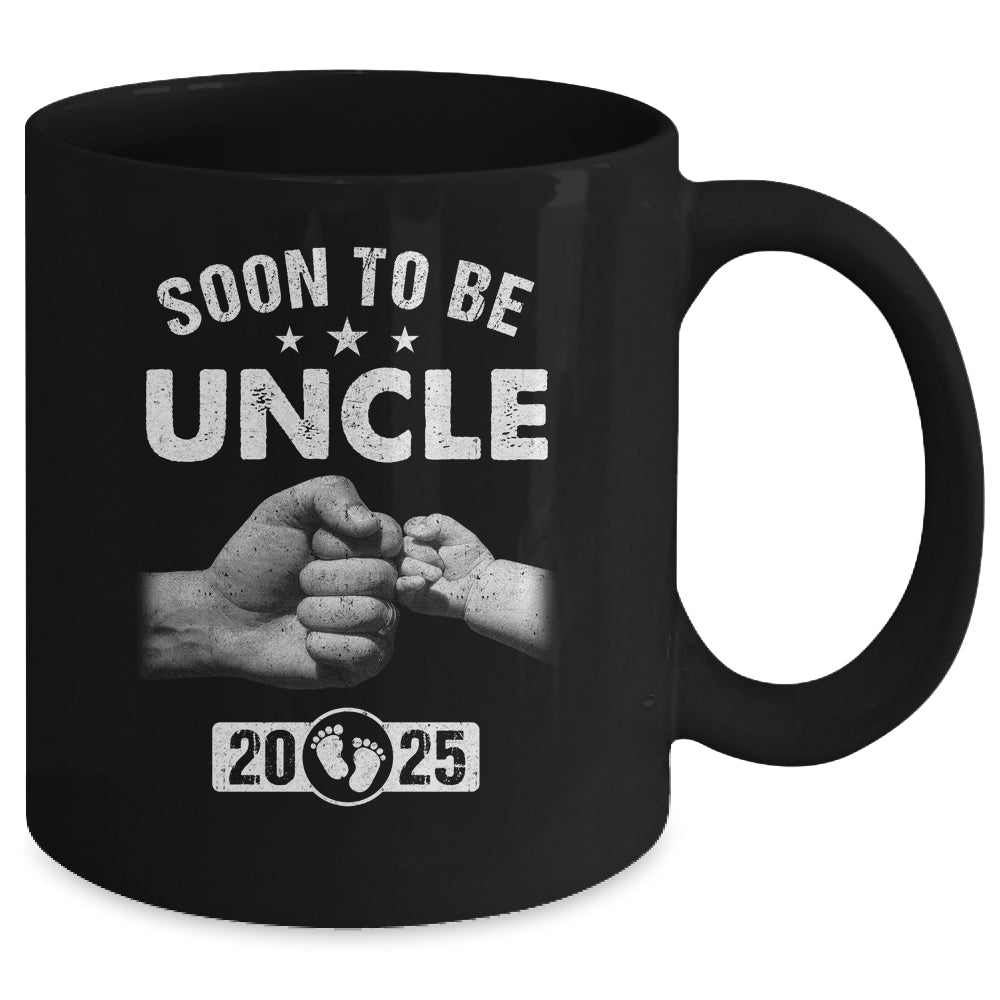 Soon To Be Uncle Est 2025 Fathers Day First Time New Uncle Mug | teecentury