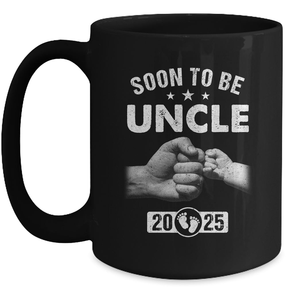Soon To Be Uncle Est 2025 Fathers Day First Time New Uncle Mug | teecentury