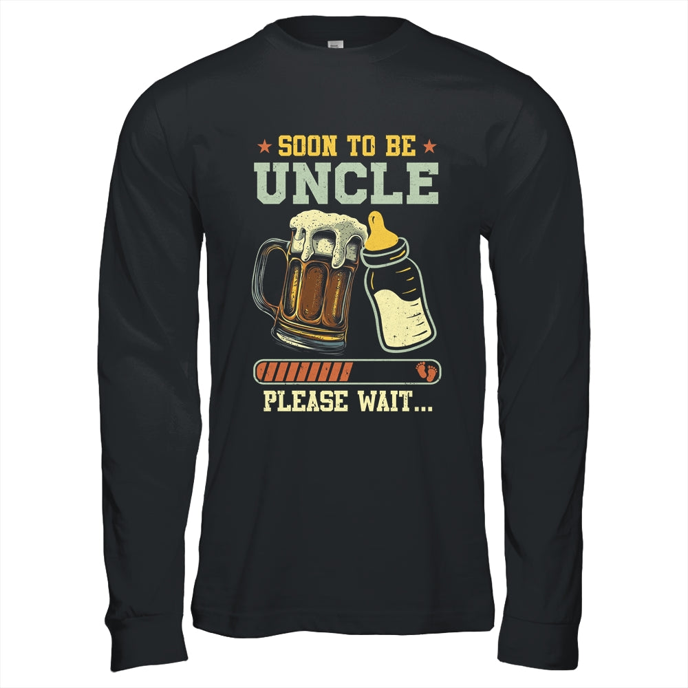 Soon To Be Uncle Est 2025 Pregnancy Announcement Loading Shirt & Hoodie | teecentury