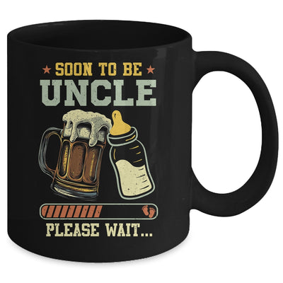 Soon To Be Uncle Est 2025 Pregnancy Announcement Loading Mug | teecentury
