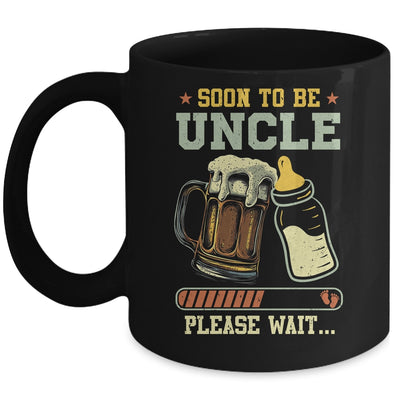 Soon To Be Uncle Est 2025 Pregnancy Announcement Loading Mug | teecentury