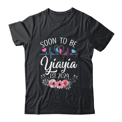 Soon To Be Yiayia 2024 First Time Pregnancy Announcement Shirt & Tank Top | teecentury