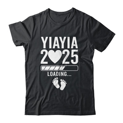 Soon To Be Yiayia 2025 Pregnancy Announcement Loading Shirt & Tank Top | teecentury