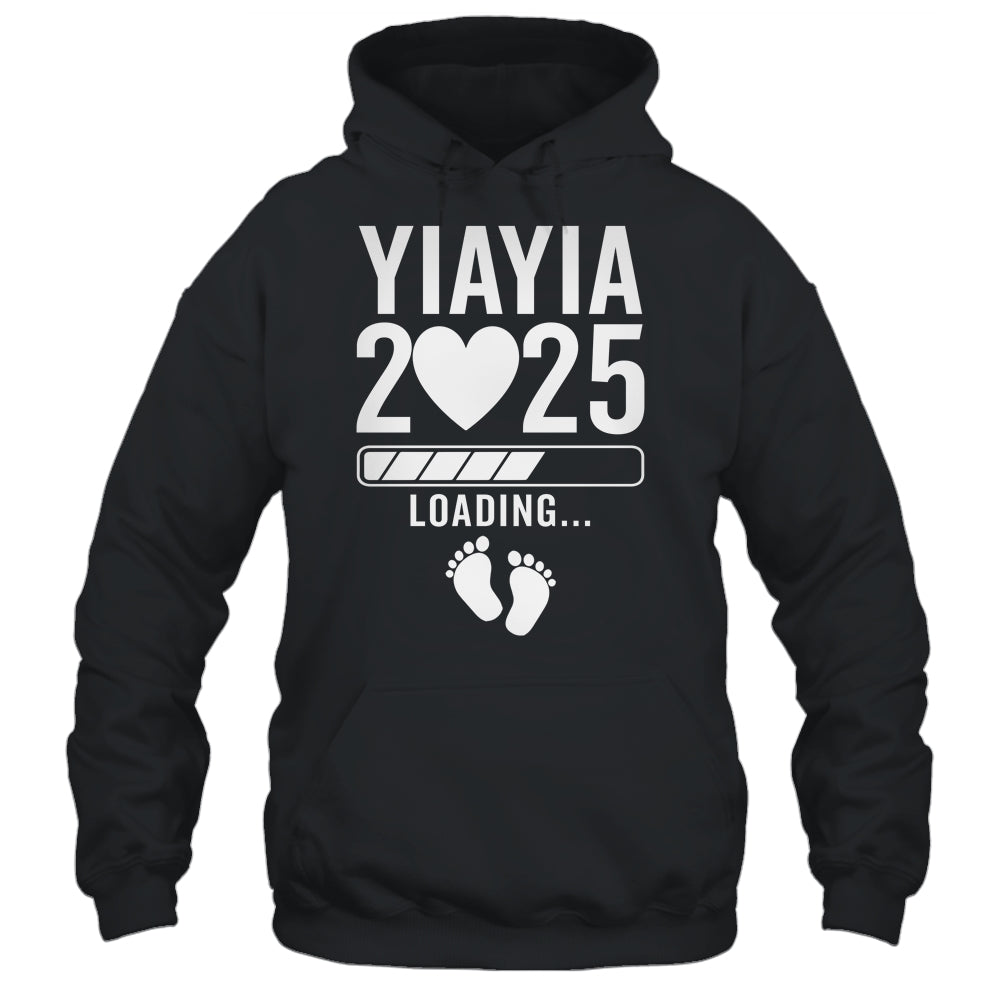 Soon To Be Yiayia 2025 Pregnancy Announcement Loading Shirt & Tank Top | teecentury