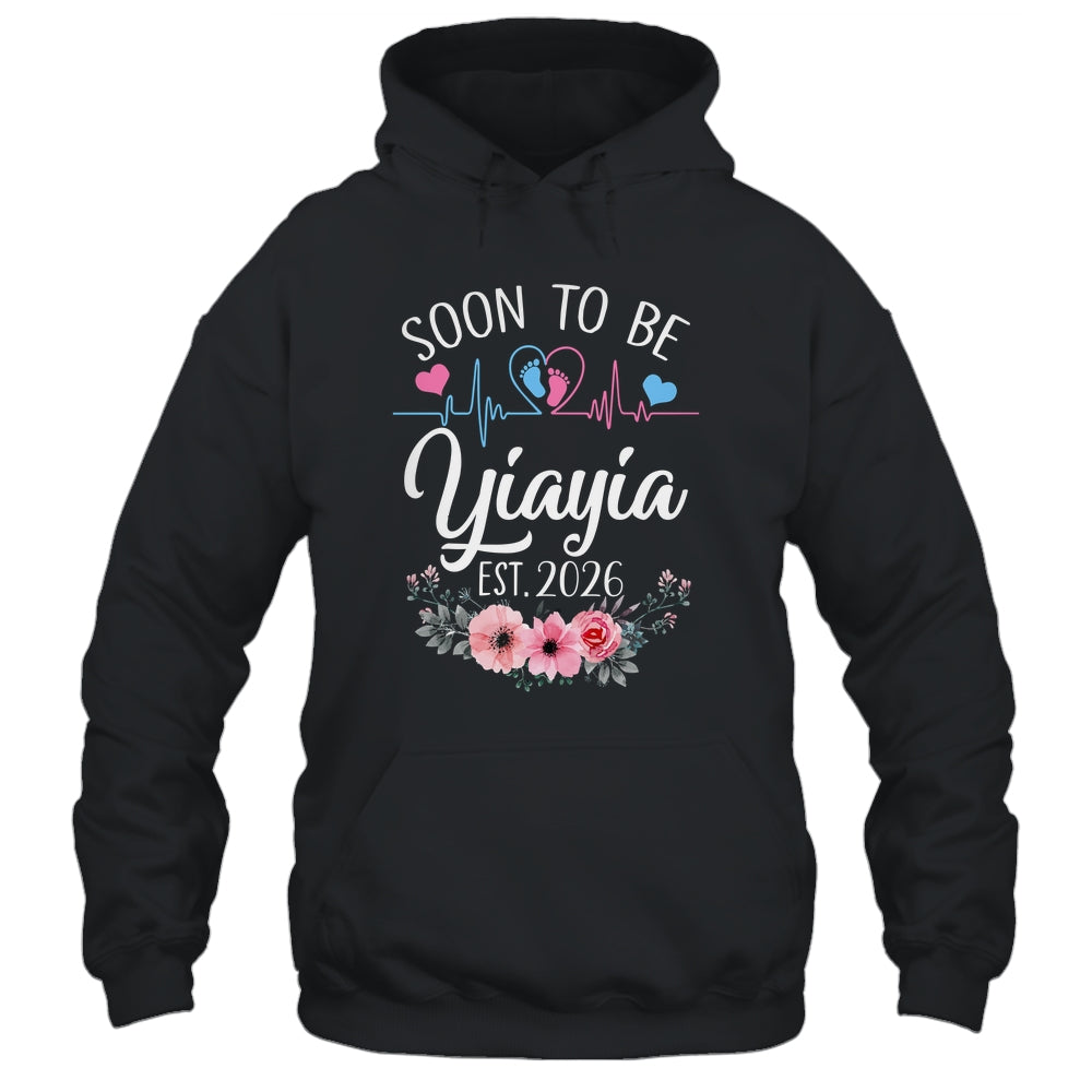Soon To Be Yiayia 2026 First Time Pregnancy Announcement Shirt & Tank Top | teecentury