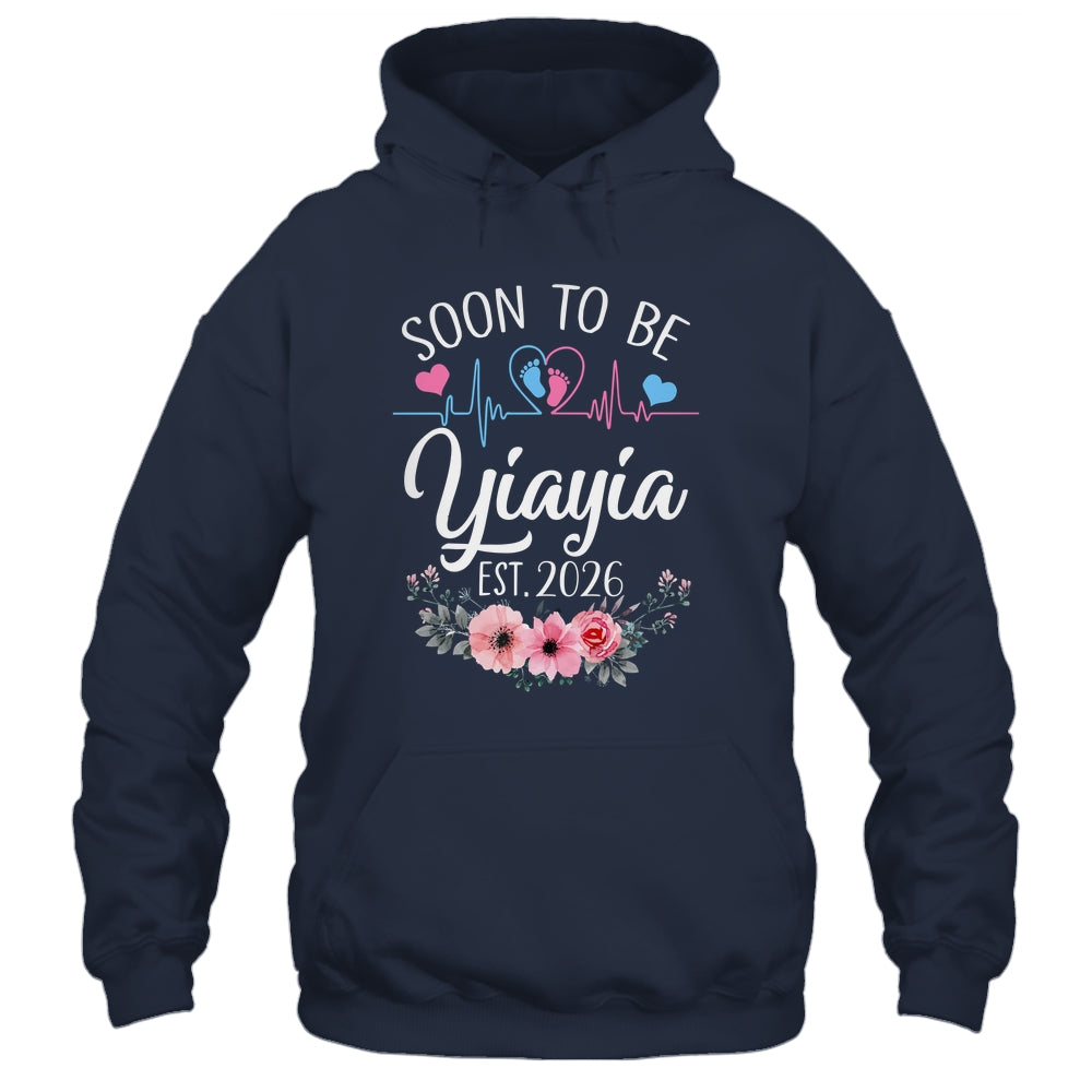 Soon To Be Yiayia 2026 First Time Pregnancy Announcement Shirt & Tank Top | teecentury
