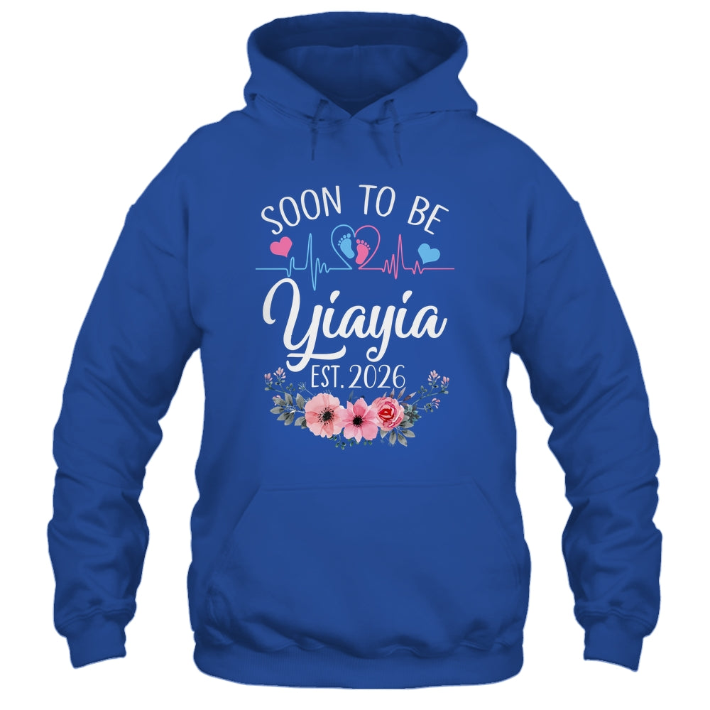 Soon To Be Yiayia 2026 First Time Pregnancy Announcement Shirt & Tank Top | teecentury