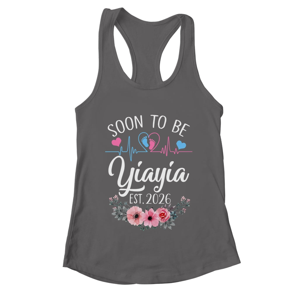 Soon To Be Yiayia 2026 First Time Pregnancy Announcement Shirt & Tank Top | teecentury