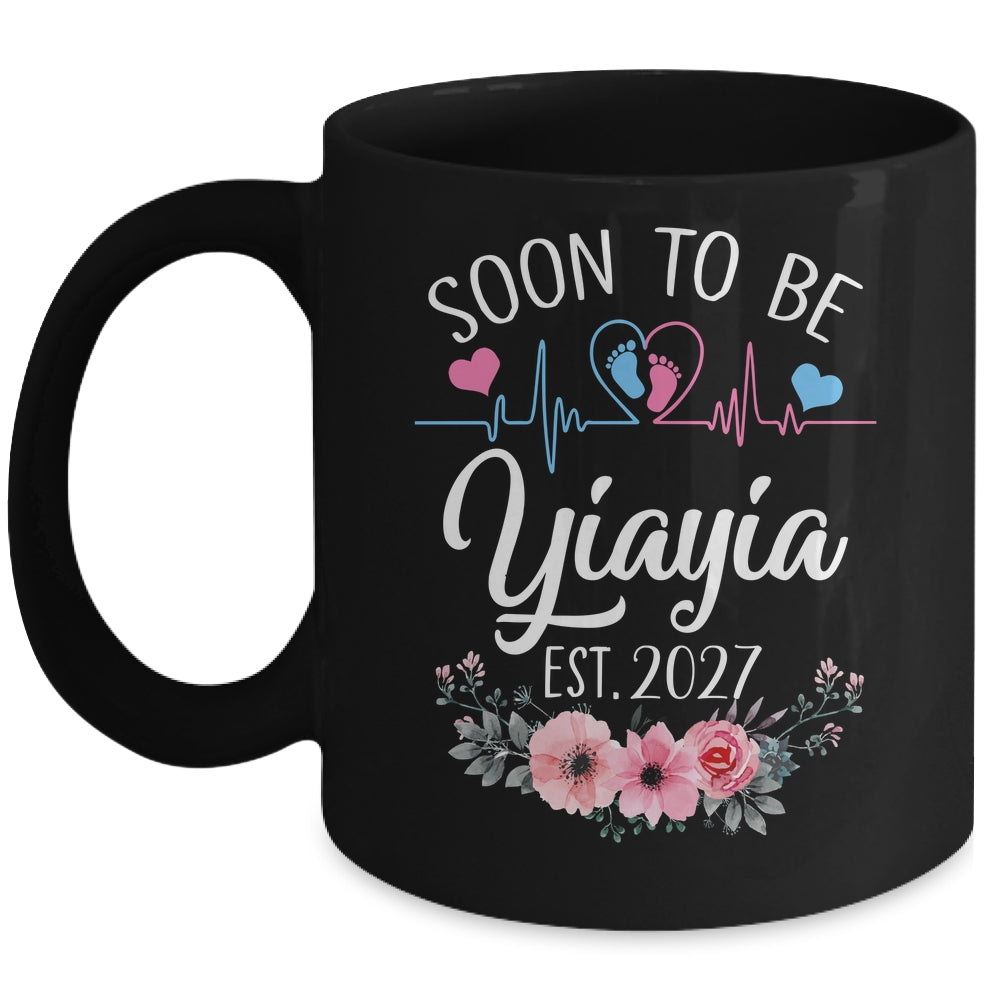 Soon To Be Yiayia 2027 First Time Pregnancy Announcement Mug | teecentury