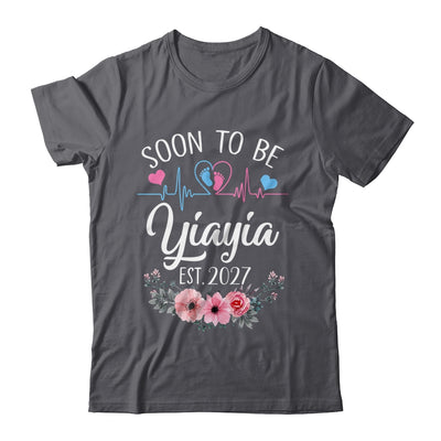 Soon To Be Yiayia 2027 First Time Pregnancy Announcement Shirt & Tank Top | teecentury