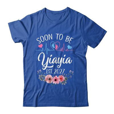 Soon To Be Yiayia 2027 First Time Pregnancy Announcement Shirt & Tank Top | teecentury