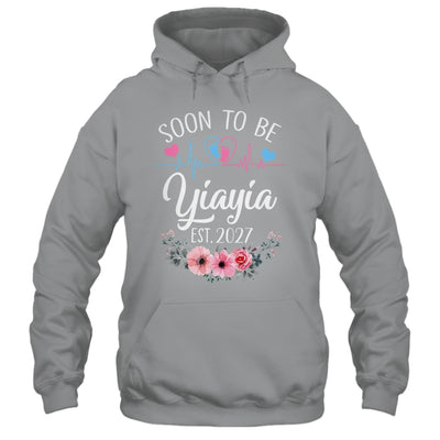 Soon To Be Yiayia 2027 First Time Pregnancy Announcement Shirt & Tank Top | teecentury