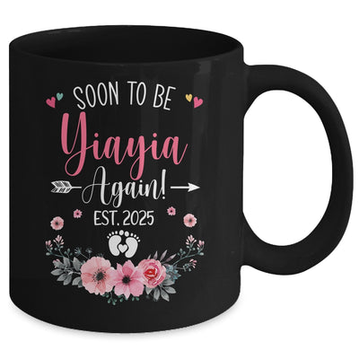 Soon To Be Yiayia Again Est 2025 Mothers Day Mug | teecentury