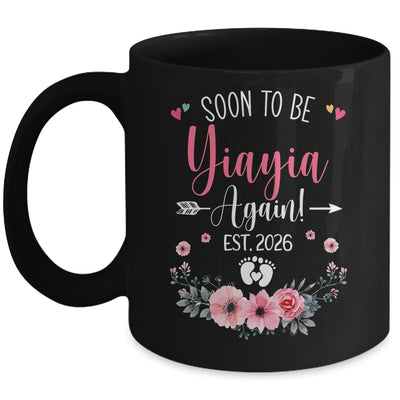 Soon To Be Yiayia Again Est 2026 Mothers Day Mug | teecentury