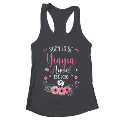 Soon To Be Yiayia Again Est 2026 Mothers Day Shirt & Tank Top | teecentury