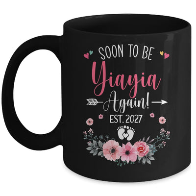 Soon To Be Yiayia Again Est 2027 Mothers Day Mug | teecentury