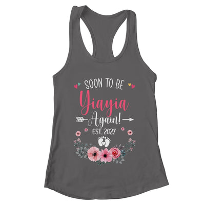 Soon To Be Yiayia Again Est 2027 Mothers Day Shirt & Tank Top | teecentury