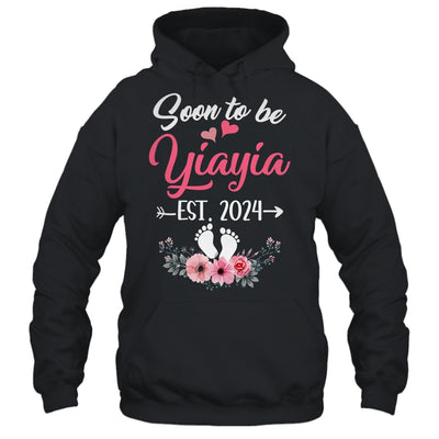 Soon To Be Yiayia Est 2024 Mothers Day First Time Yiayia Shirt & Tank Top | teecentury